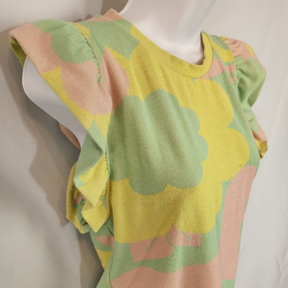 Zara Ruffle Sleeve Top - Picture 2 of 6